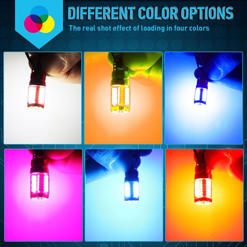 2x T10 LED W5W Canbus Đèn pha Bulb Đèn chiếu sáng bên trong xe Đèn chiếu sáng đỗ xe Đèn mái vòm Phụ kiện điện tử