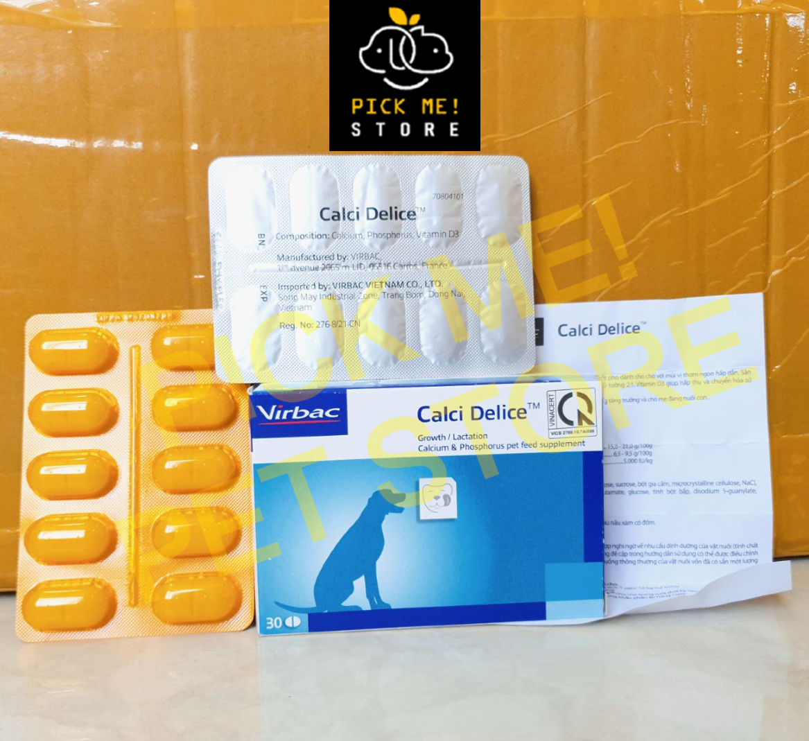 Calci Delice Virbac - Bổ sung Canxi và Khoáng Chất Cho Chó