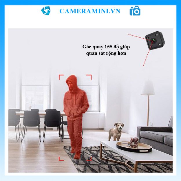 Camera mini wifi X6 fullHD 1080p an ninh, hồng ngoại quay ban đêm, pin 3 giờ, siêu nhỏ không dây