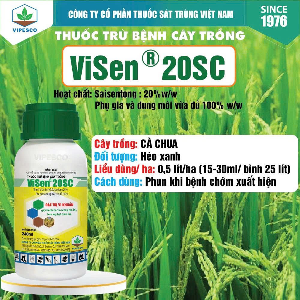 VISEN 20SC-240CC PET - THUỐC TRỪ BỆNH