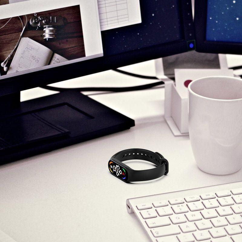 Dây Đeo Cao Su Thay Thế Cho Xiaomi Mi band 7 Siêu Mềm