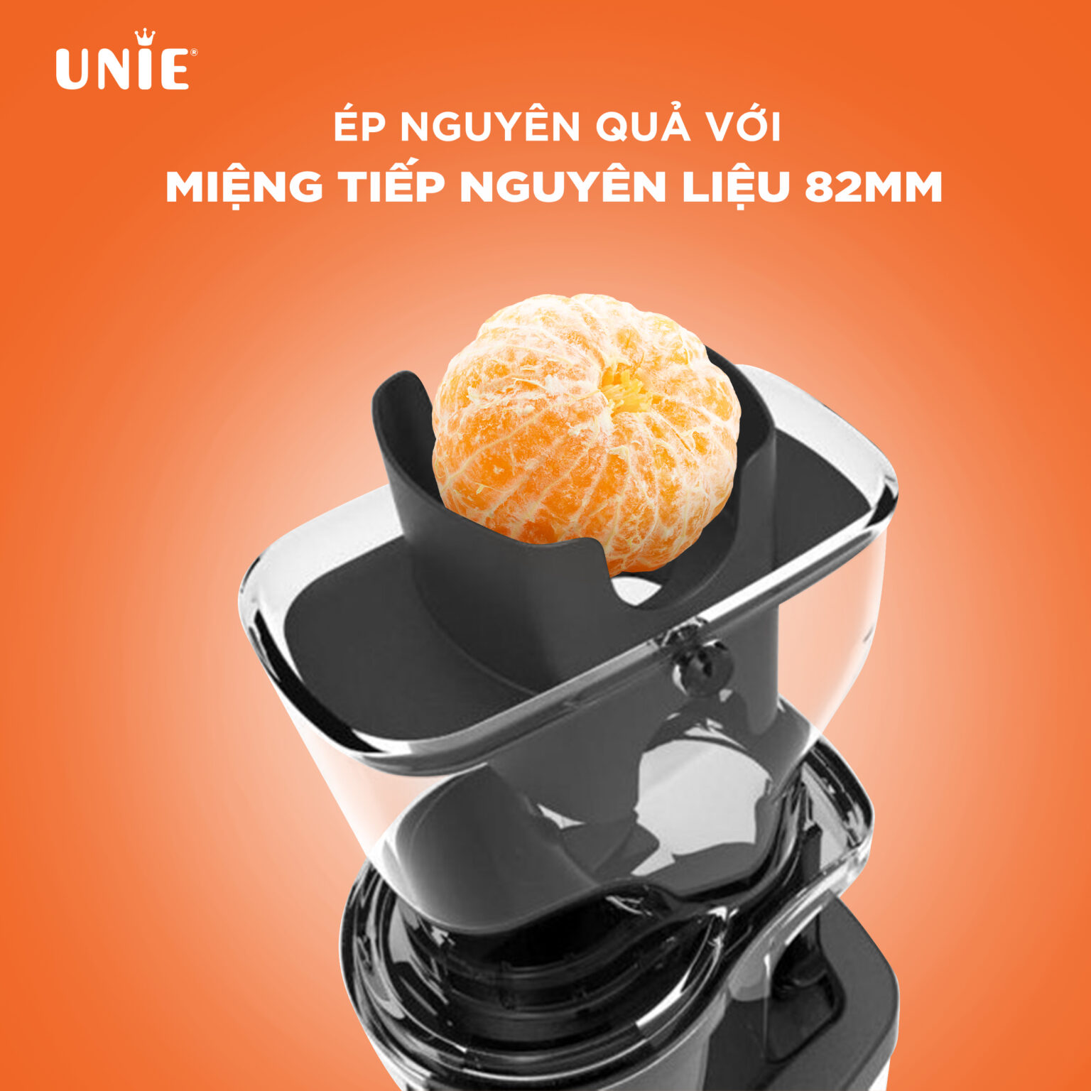 Máy Ép Trái Cây, Máy Ép Chậm Cao Cấp UNIE USJDC71S Tiêu Chuẩn Đức Dung Tích 700 ML Công Suất 400 W - Hàng Chính Hãng