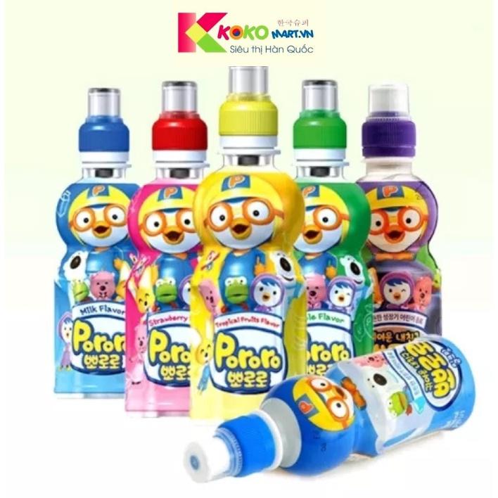 Nước uống Pororo (5 loại: Vị Việt Quất, Dâu, Táo, Trái cây, Sữa)