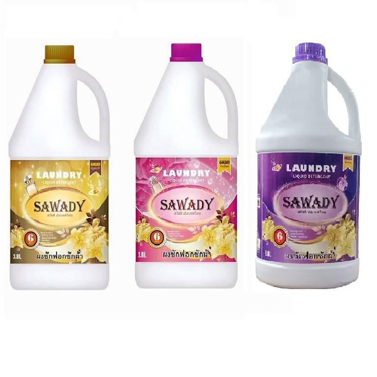 Nước giặt xả Sawady Thái Lan 6 trong 1 cao cấp 3,8L