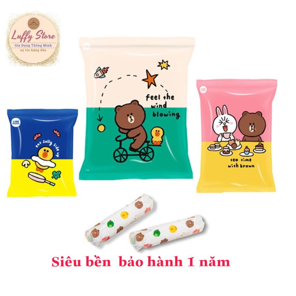 combo 10 túi hút chân không kute tặng kèm bơm tay.Kích thước 110x80,100x80,80x6,50x70cm,50x40cm