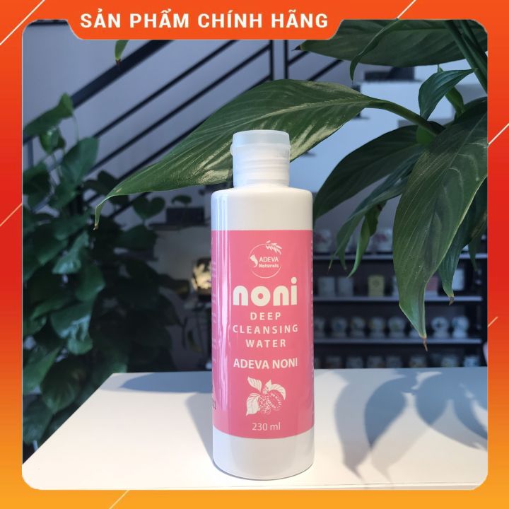 Nước Tẩy Trang Trái nhàu - Làm sạch dịu nhẹ, an toàn cho cả da mụn nhạy cảm 230 ml - Adeva Noni