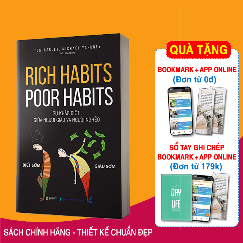 Rich Habits - Poor Habits Sự Khác Biệt Giữa Người Giàu Và Người Nghèo Tặng Bookmark Pl