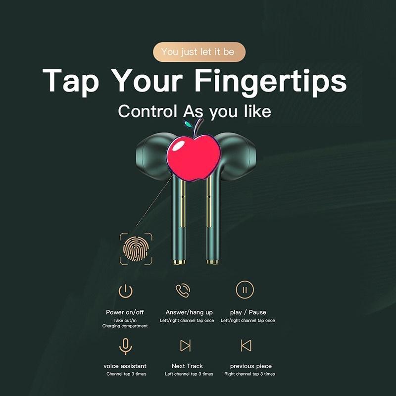 Tai nghe bluetooth 5.0 tại nghe không dây TWS tai nghe 9d Có Hộp Sạc Chất Lượng Cao Mới Cho Điện Thoại Android