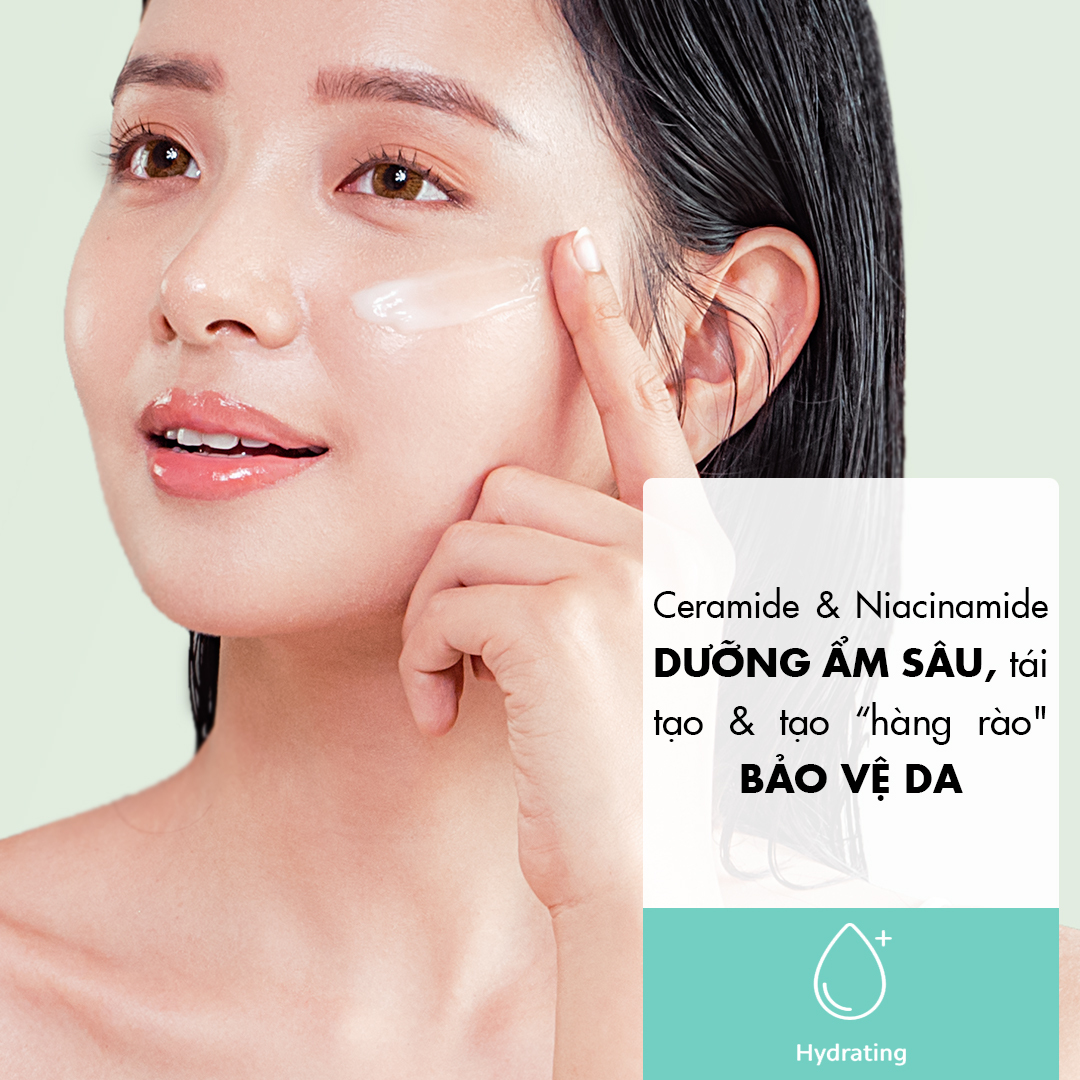Gel dưỡng ẩm ngừa mụn, giảm thâm The Auragins Skin Rescue Brightening Gel Cream 100ml