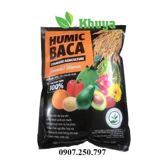 Phân bón lá Kali sinh học Humic K TC Humic BACA 1kg Seaweed & Vitamin