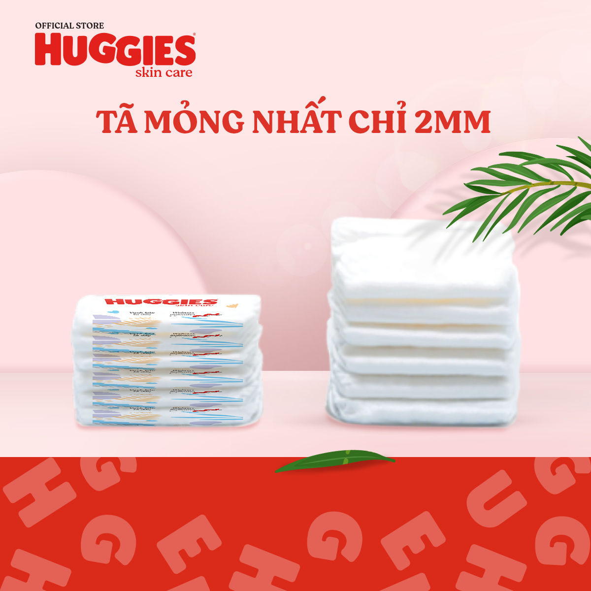 [Tặng 8M cho L96 hoặc 4M cho XL84/XXL76] Tã quần Huggies Skincare Mega Jumbo M106/L96+8/XL84+4/XXL76+4