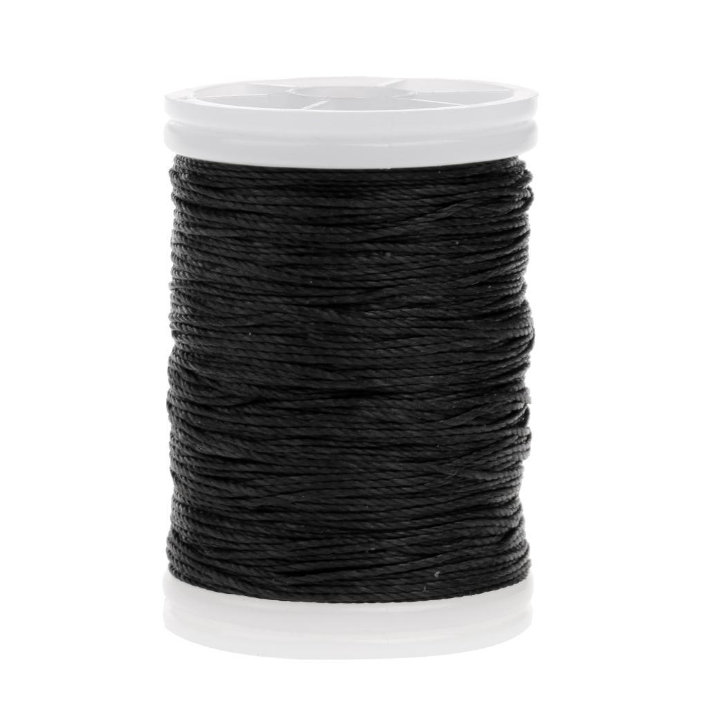 3xFiber Bow String Serving Thread 120m for Bow String Archery Supplies Black