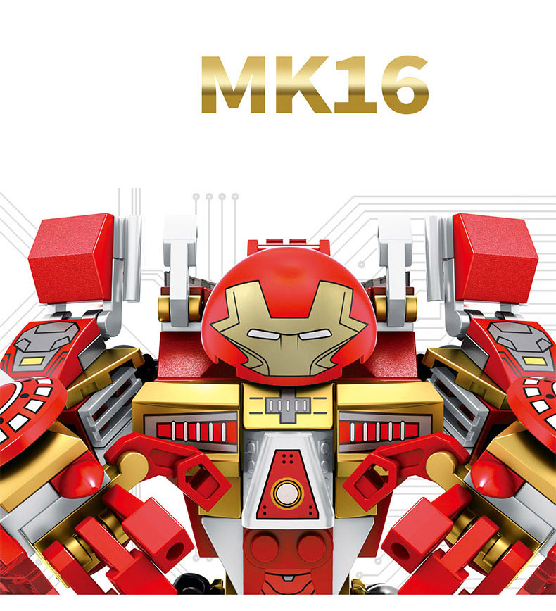 Đồ chơi lắp ghép Robot Biến Hình MK Series chi tiết Bằng nhựa ABS an toàn