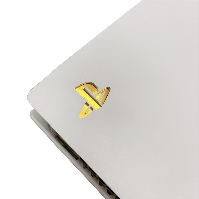 Set 5 Miếng Dán Logo Trang Trí Cho PS5 Dưới Lớp Lót Có 8 Màu