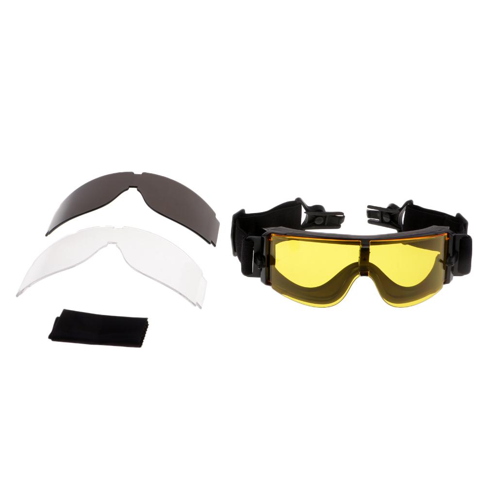 Tactical X800 Goggles Glasses Eyes Protecting for FAST MICH Helmet