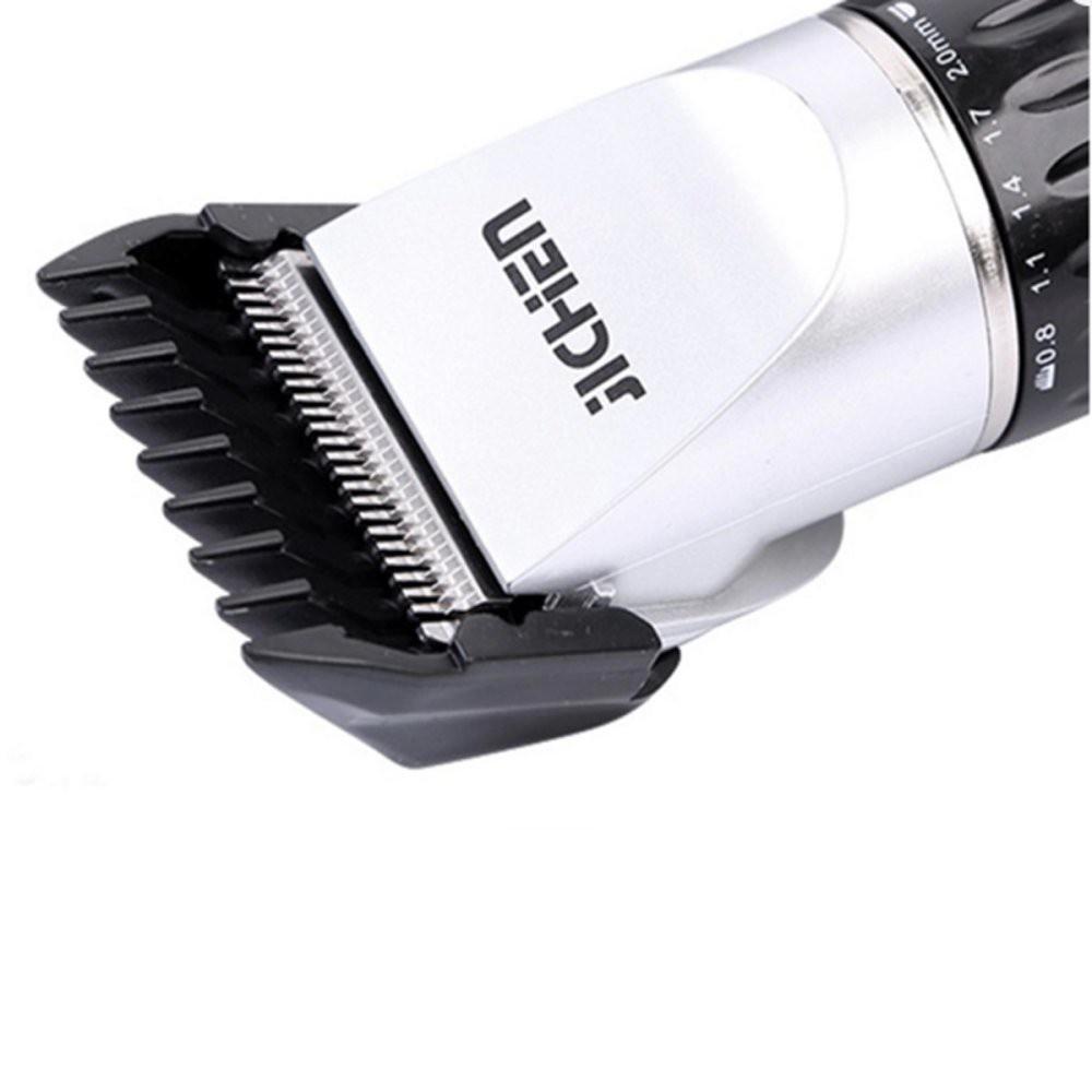 Tông Đơ Cắt Tóc JiChen 0817 - Tông Đơ Hớt Tóc An Toàn Cho Bé (Sạc Pin Không Dây + Lược)