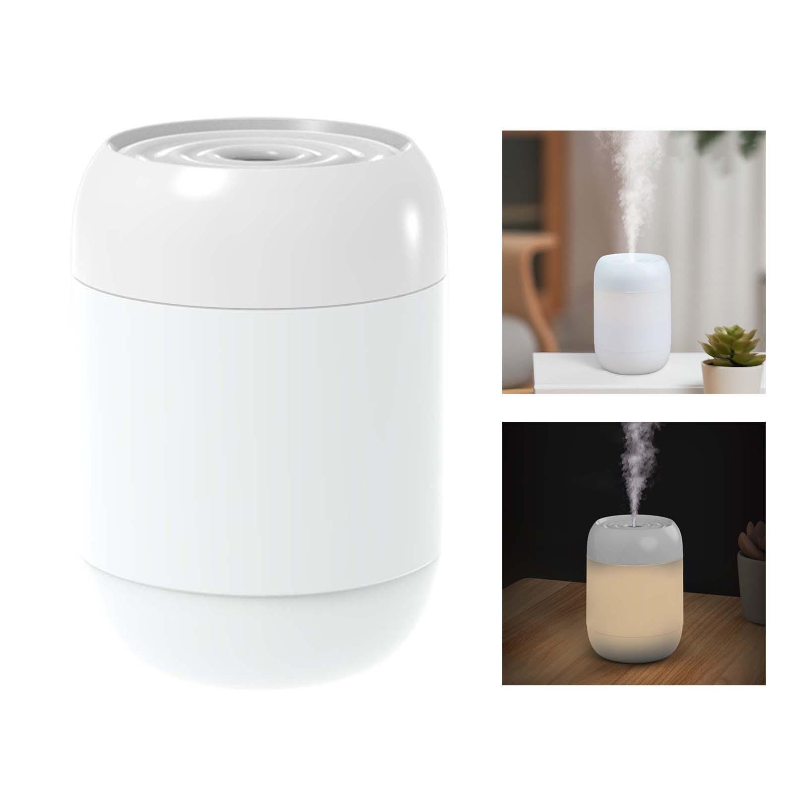 Cool Mist Humidifier with Night Light, 220ml USB Humidifier for Bedroom, Home, Office, Baby Room