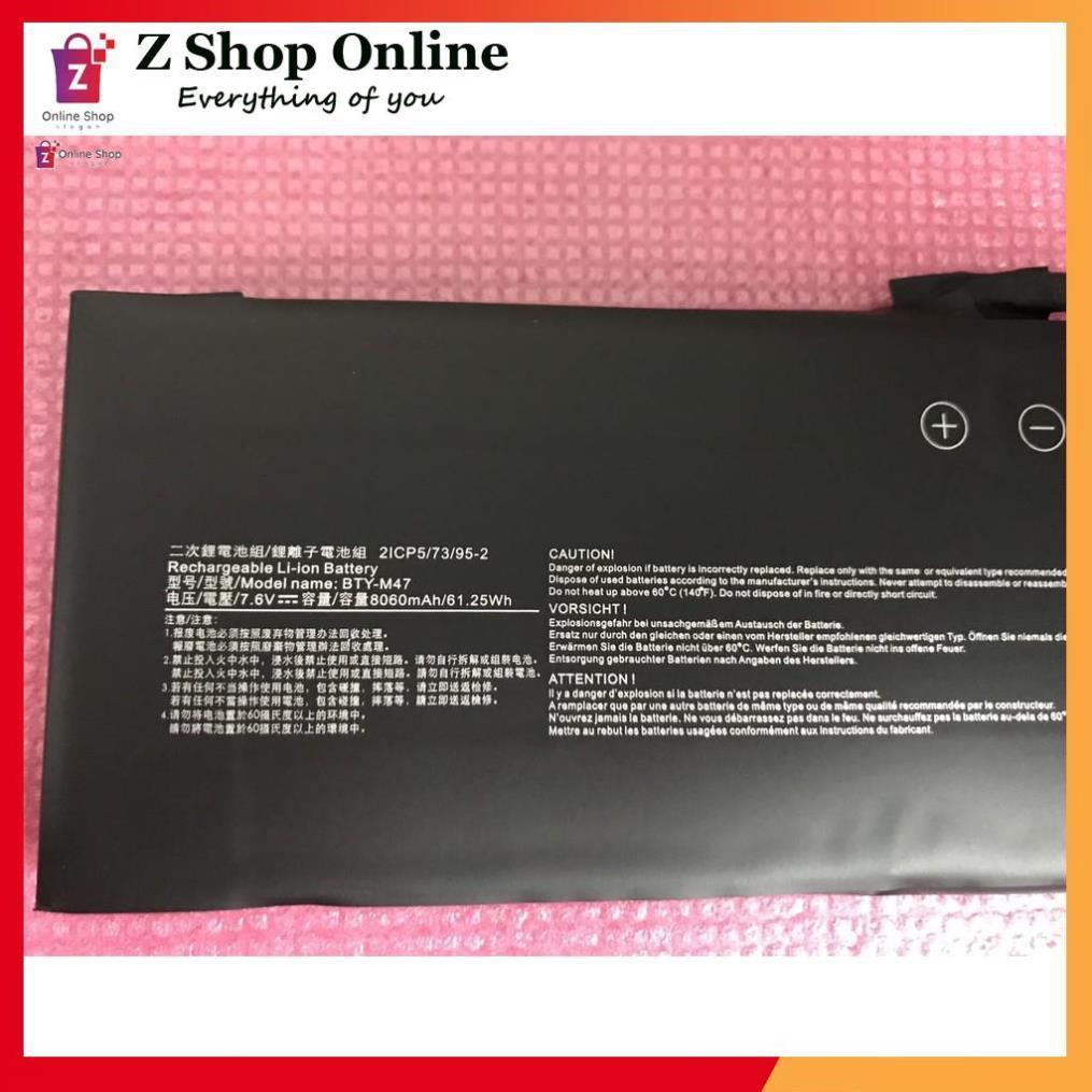 Pin  Dùng Cho Laptop MSI GS40 GS43 BTY-M47 New Original