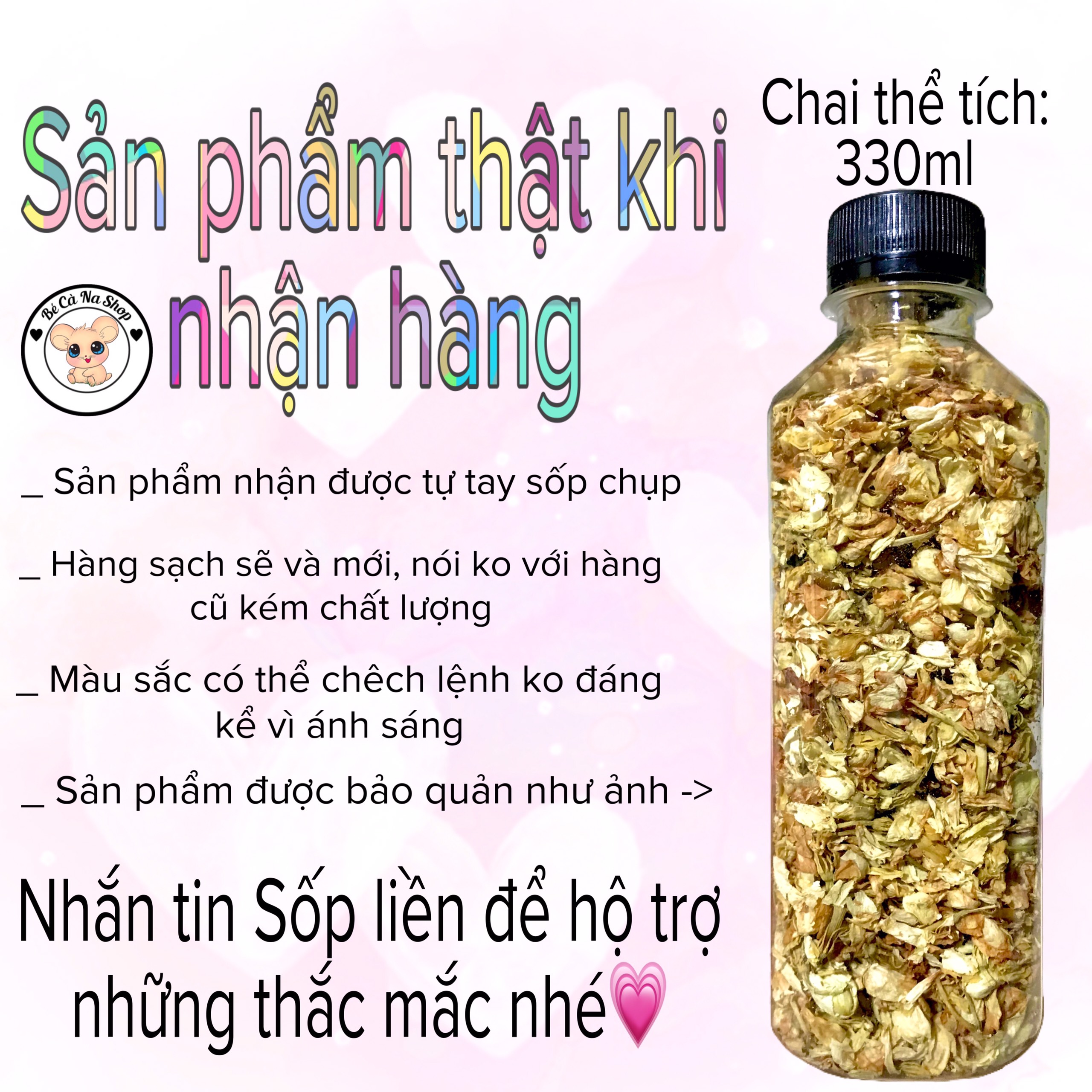 Hoa lài sấy khô giải nhiệt, giảm stress thức ăn hoa sấy cho hamster , thỏ bọ sóc chinchilla ...