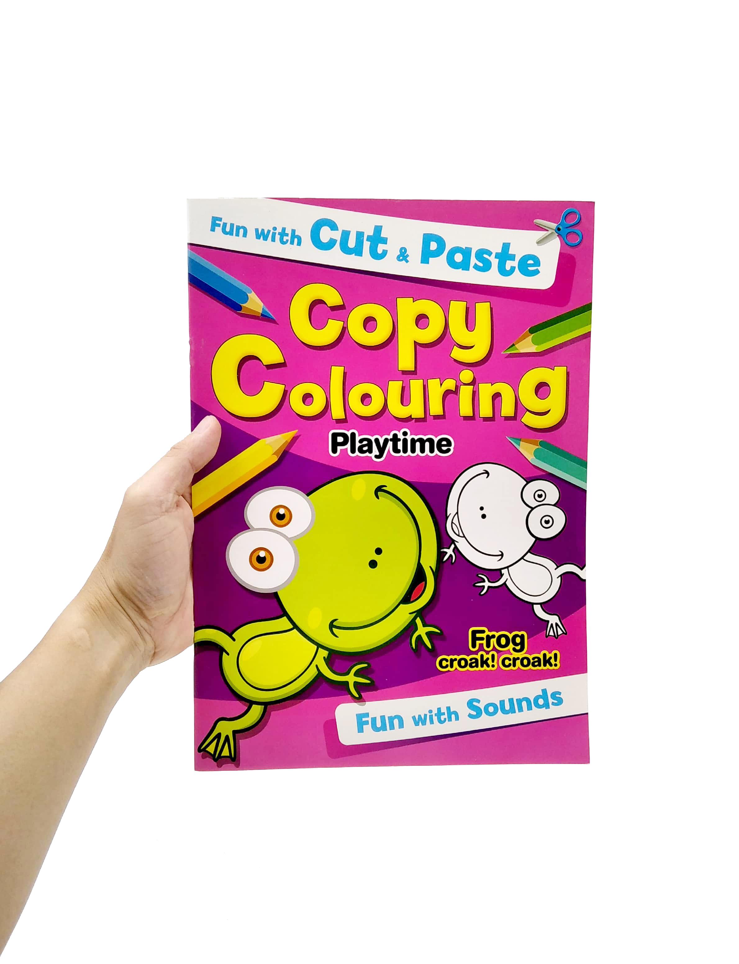 Fun With Cut &amp; Paste Copy Colouring: Playtime