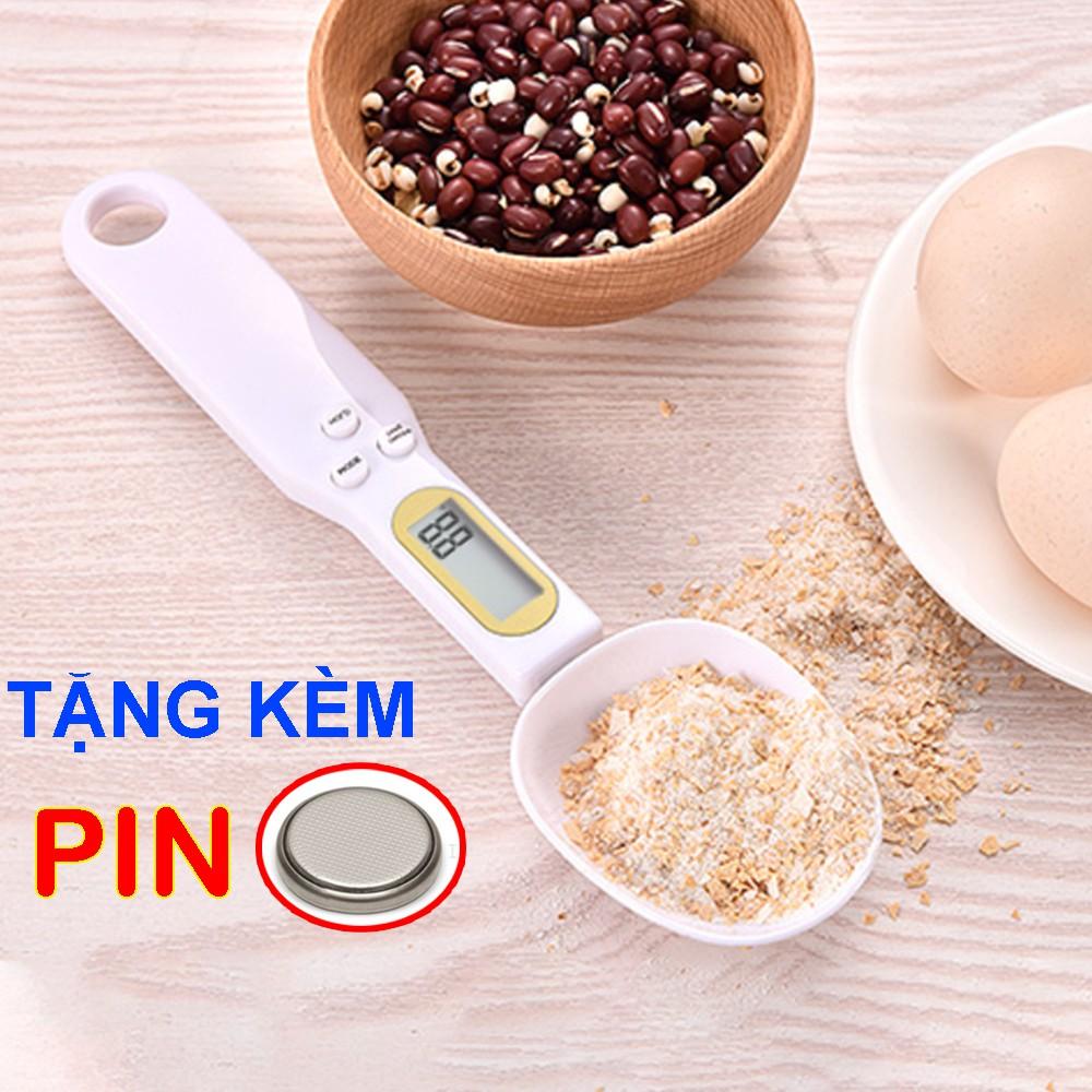 Cân tiểu ly điện tử dạng thìa muỗng định lượng 0.1g đến 500g, cân tiểu li nhà bếp độ chính xác cực cao