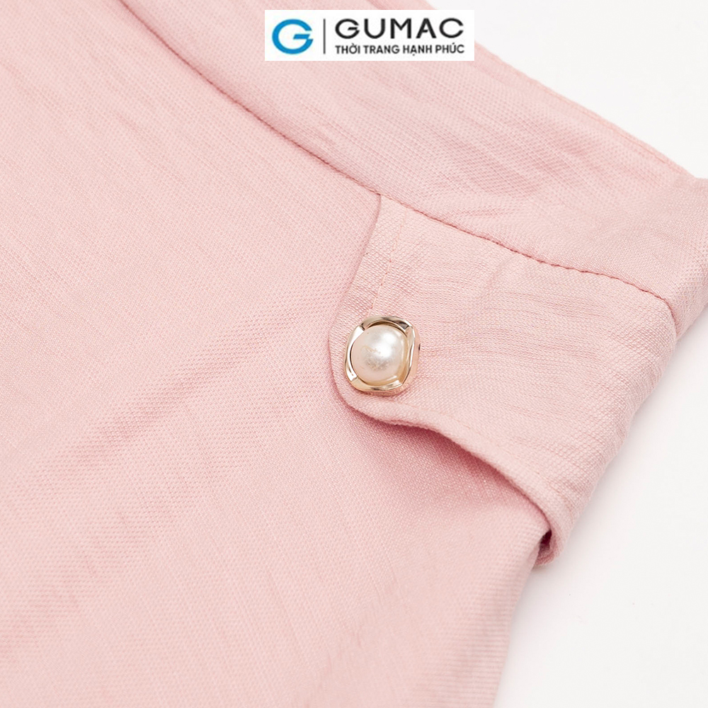 Chân váy GUMAC LV1209 2 lớp nắp túi kiểu thanh lịch