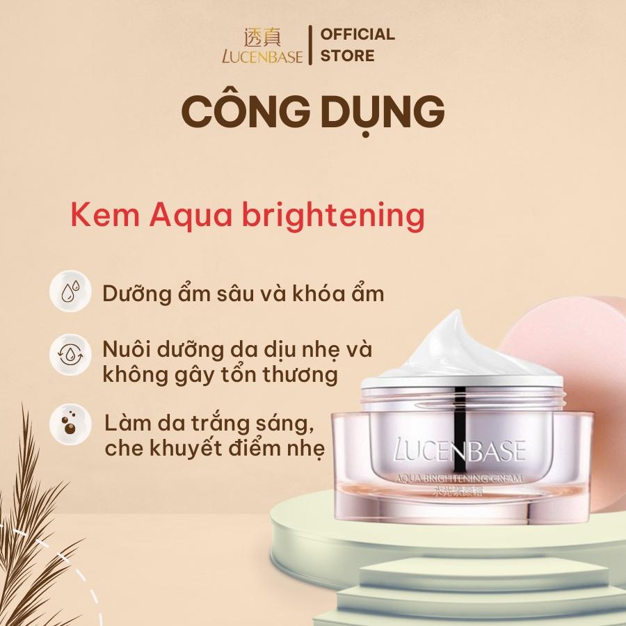 Kem Aqua Brightening LUCENBASE make up, nâng tone 50g