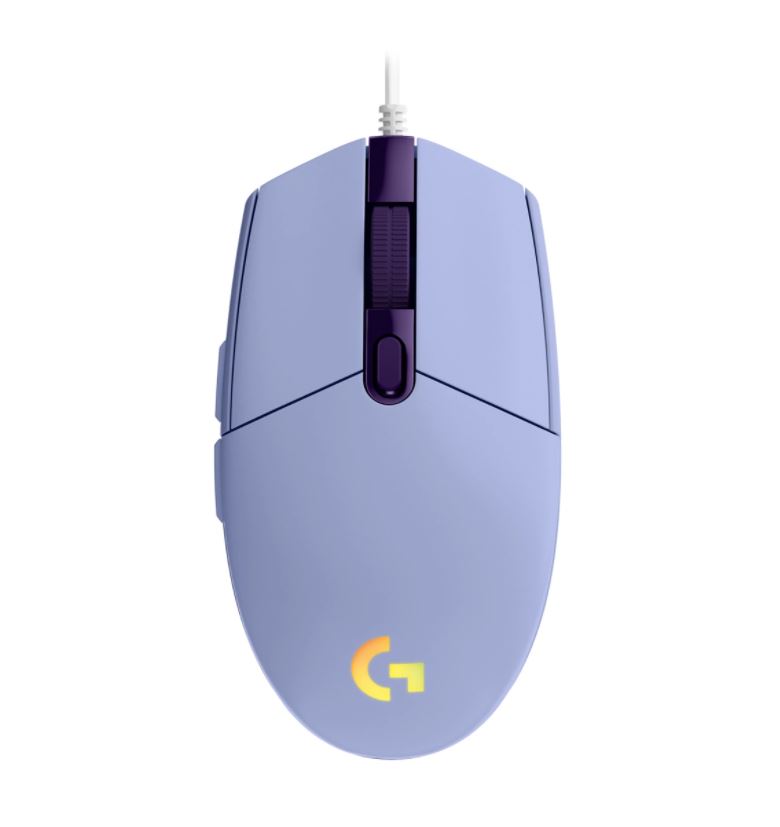 Chuột Gaming có dây Logitech G203 Màu Tím Lilac (910-005853)- Hàng chính hãng