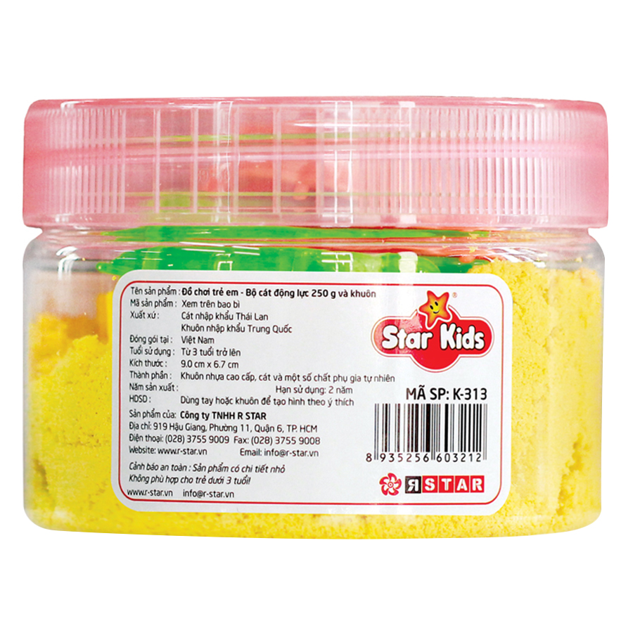 Cát Động Lực STAR KIDS K-313 (250g) - Vàng