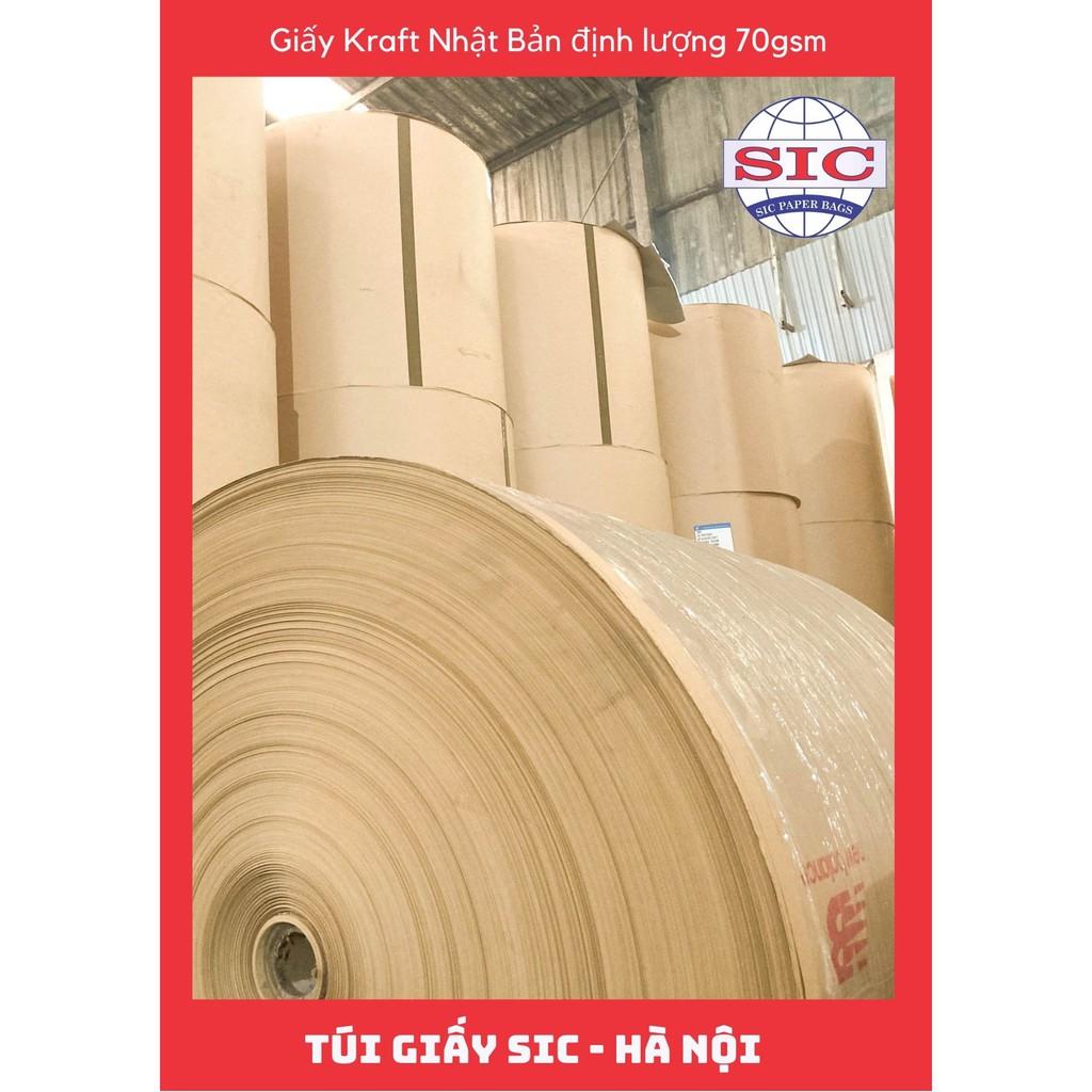 GIẤY KRAFT - GIẤY XI MĂNG NHẬT BẢN DÙNG GÓI HÀNG, QUÀ TẶNG, VẼ RẬP, DÀY DẶN CHẤT LƯỢNG 70gsm KHỔ 72x102cm (ẢNH THẬT)