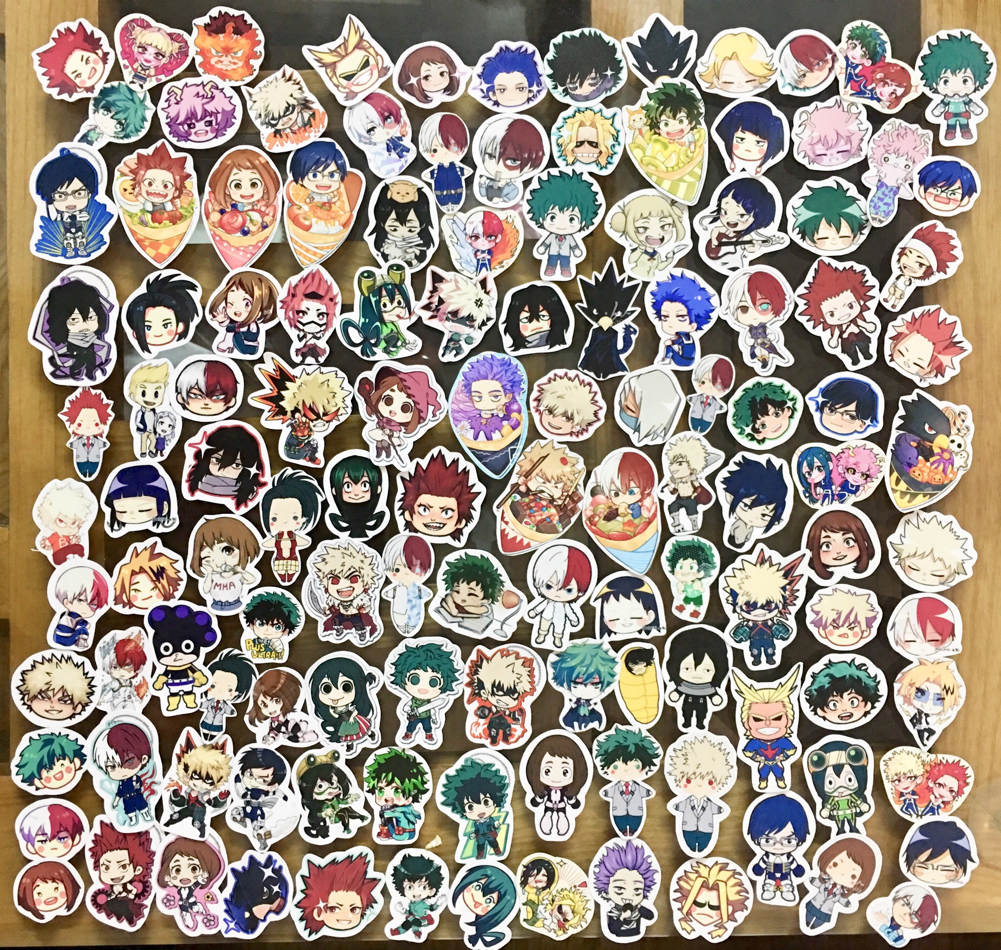 Ảnh sticker  My Hero Academia combo 30 cái