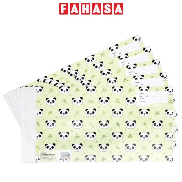 Bao Tập 2 Trong 1 Bìa Kiếng Panda - The Sun 04 (5 Tờ/Xấp)