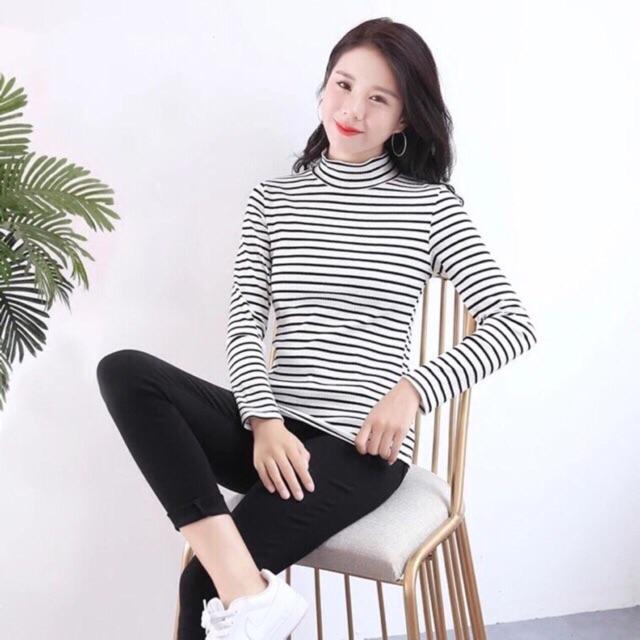 Áo giữ nhiệt kẻ nữ siêu đẹp