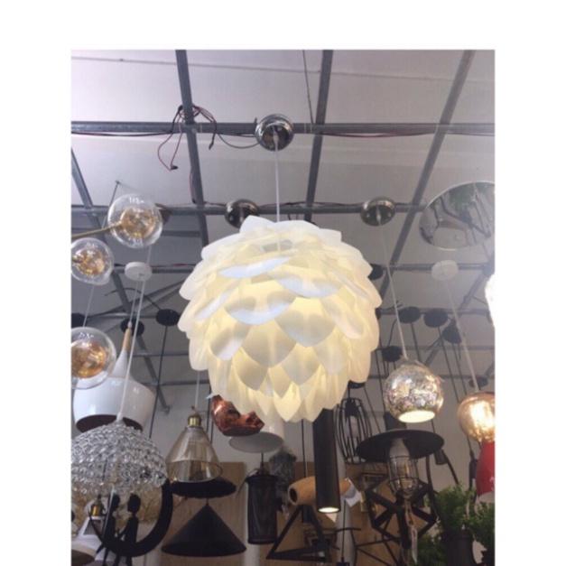 Đèn thả hoa sen trắng DT