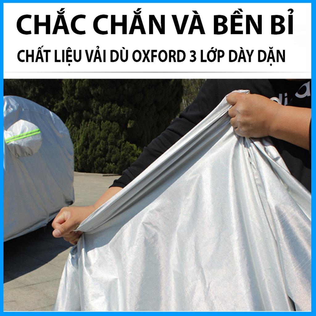 Bạt dù phủ xe hơi,áo trùm che phủ xe oto, bạc phủ trùm xe ôtô 4 chỗ đến 7 chỗ và các dòng xe bán tải vải dù oxford