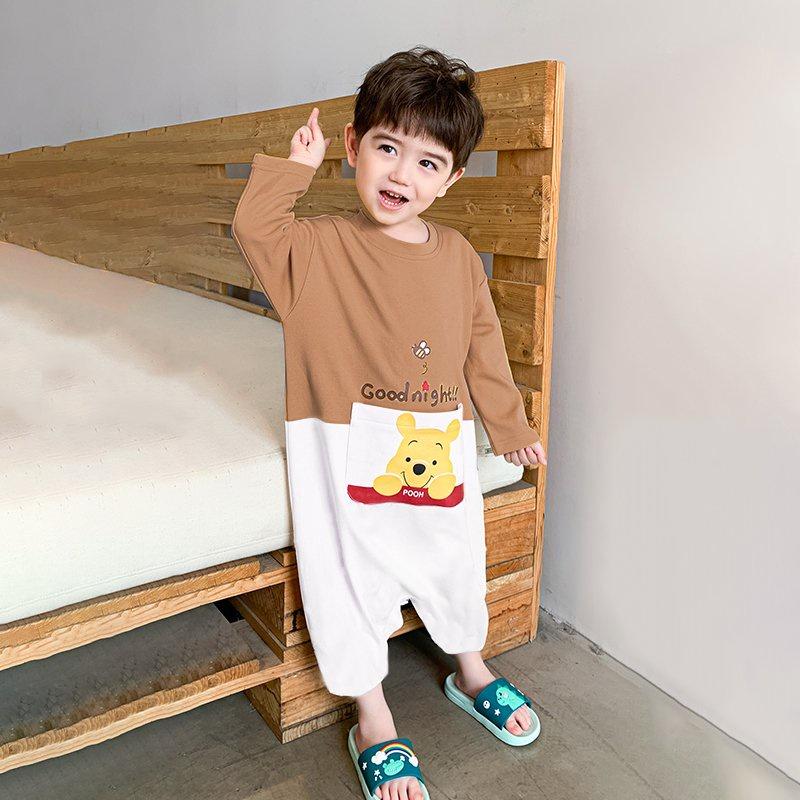 Bộ đồ ngủ dài tay dáng rộng cotton cho bé Magcikids Quần áo bé trai thu đông giữ ấm, thấm hút mồ hôi Bl21002