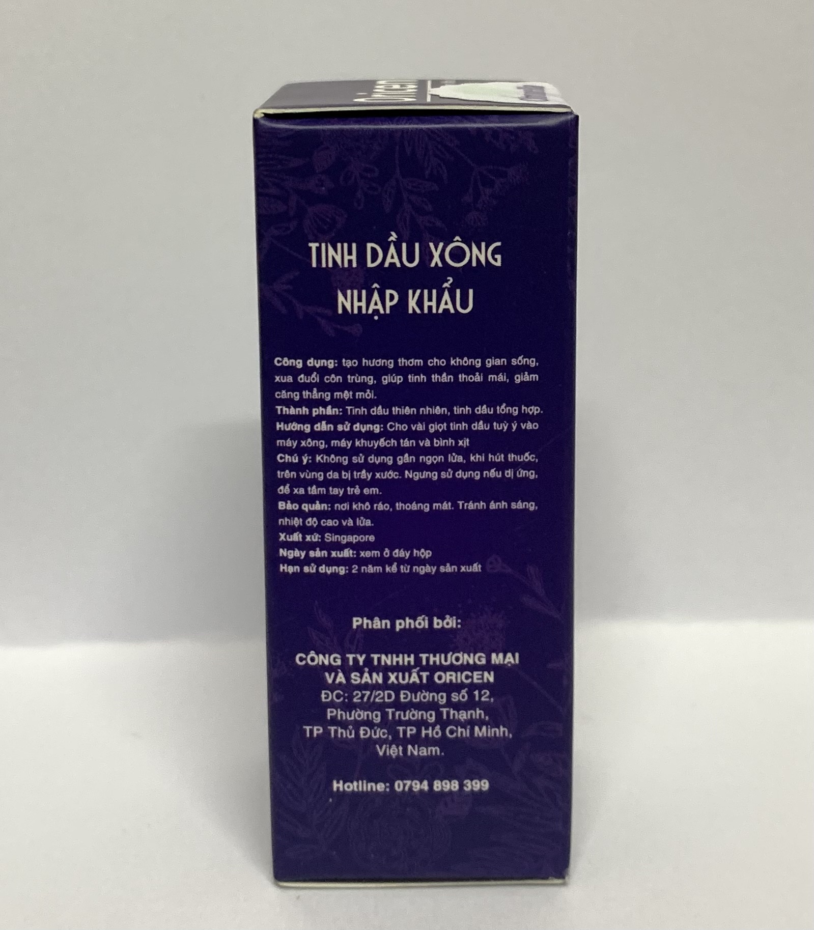 Tinh dầu Cúc La Mã (Chamomile) Oricen 50ml - Giúp kháng khuẩn, giảm căng thẳng và giảm stress