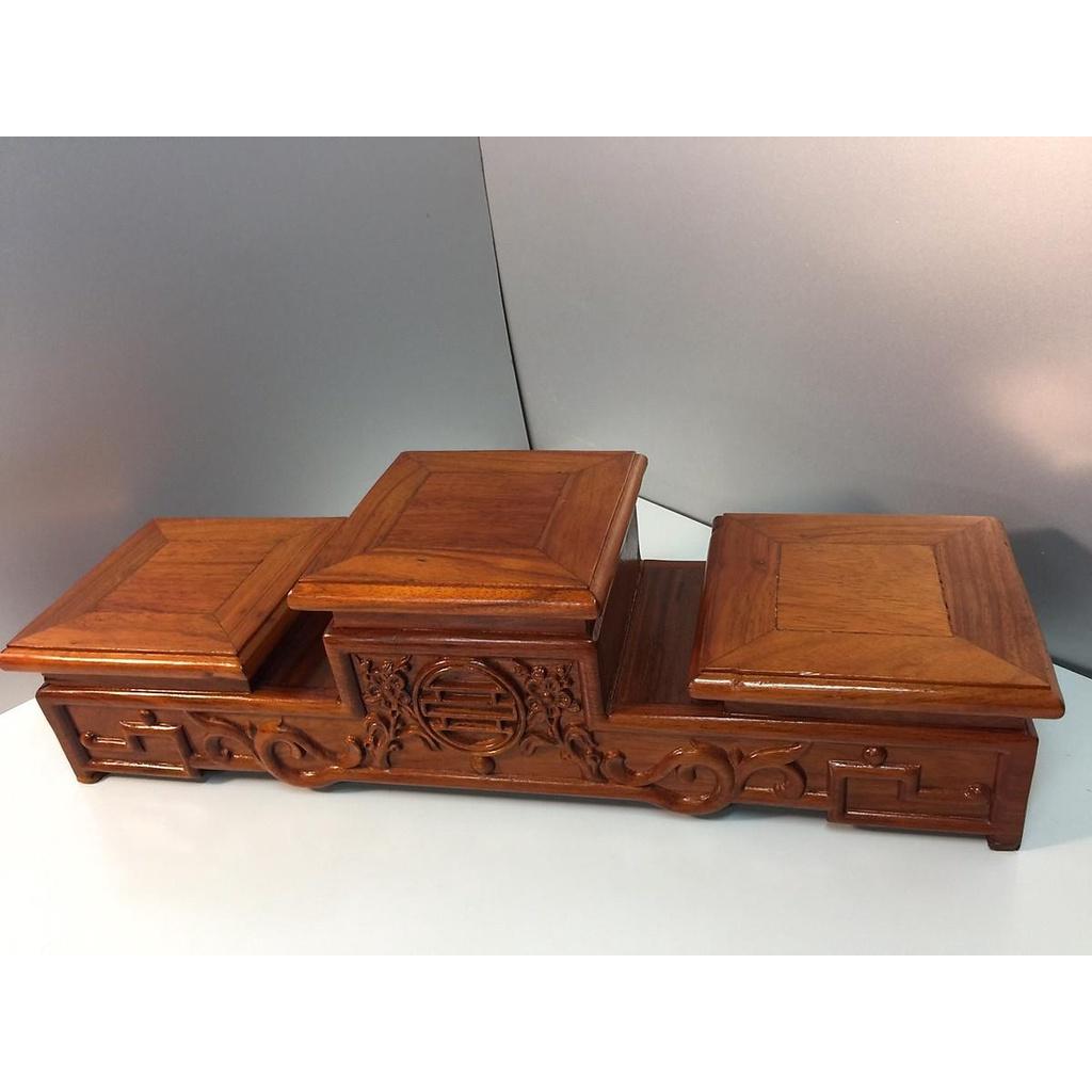 Tam Cấp Gỗ Hương - Sang Trọng Và Linh Thiêng, Tam cấp 14: 47x14, cao 12
