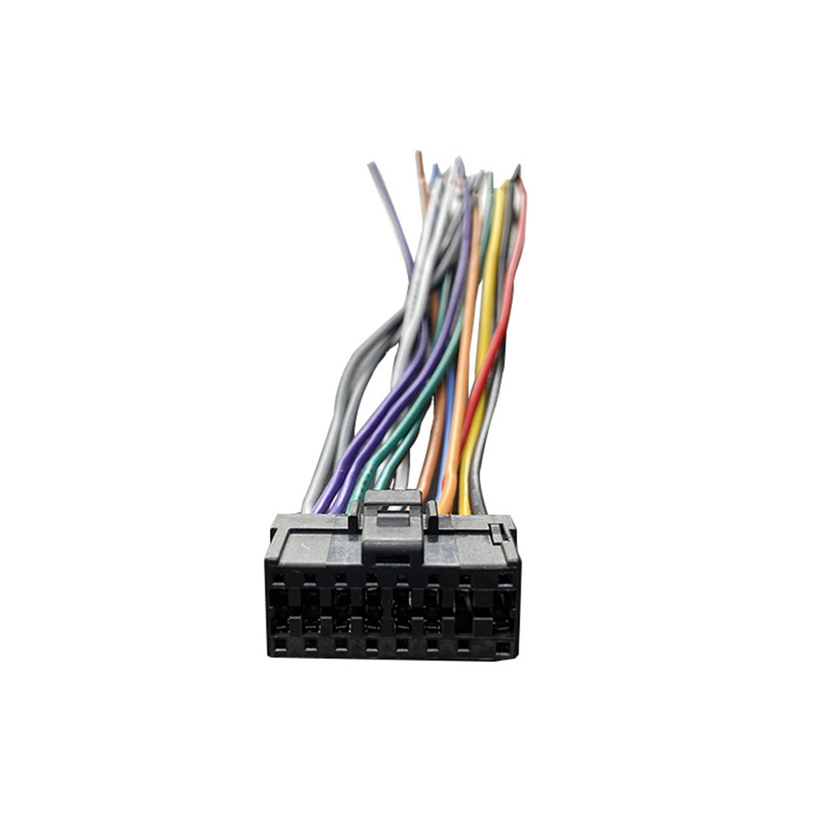 Car Stereo  Player Wiring Harness Radio Adapter 14cm Length 13 Pin Wire