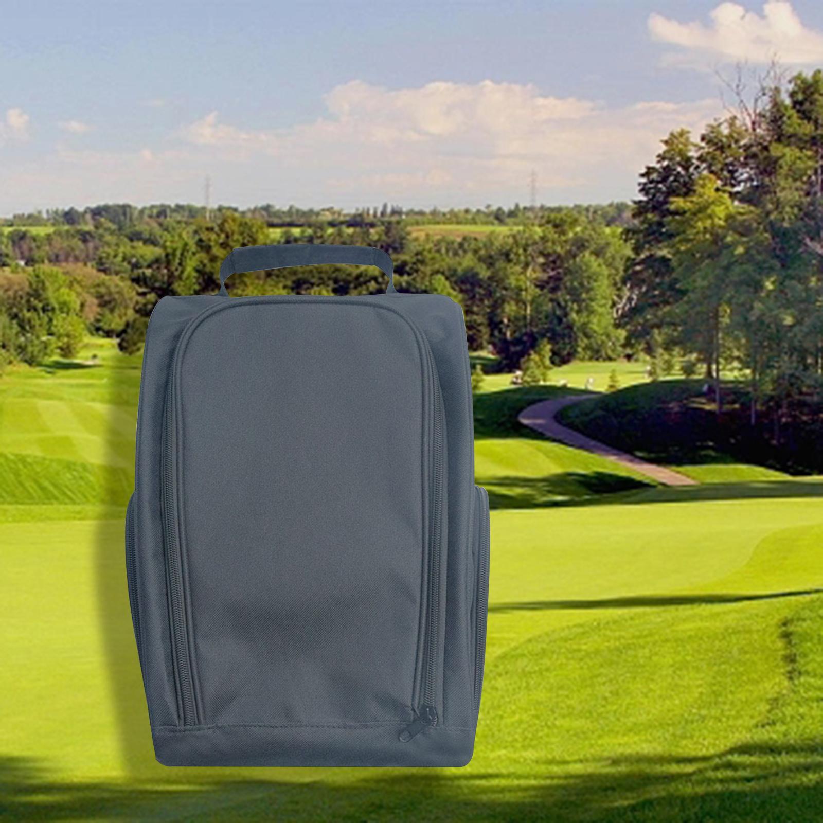 Golf Shoes Bag Shoe Carry Bag Golfball Holder Storage Multifunction Sports Shoes Pouch Travel Shoes Bag for Outdoor Sports Men Women Fittings