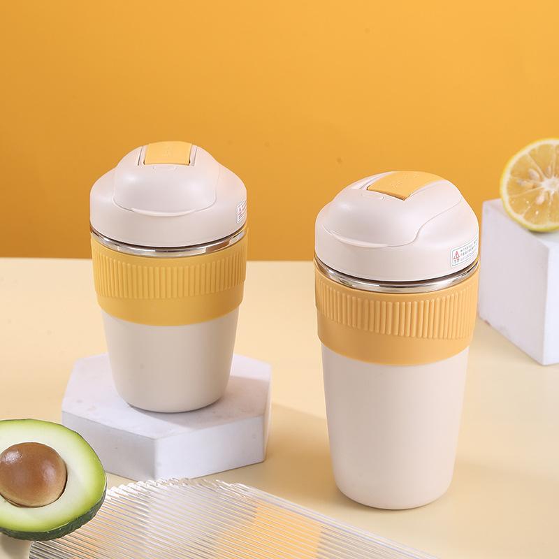 Phong cách mới nhất cốc cách nhiệt bằng thép không gỉ bán chạy nhất cốc uống nước đôi sáng tạo cốc nước dung tích lớn cho trẻ em cốc đôi đơn giản cho nam và nữ