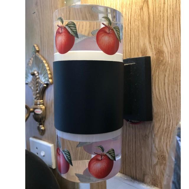 Ảnh thật - Đèn tường 2 đầu hình quả táo, đèn trang trí phòng ngủ, đèn cầu thang, đèn ban công, đèn phale