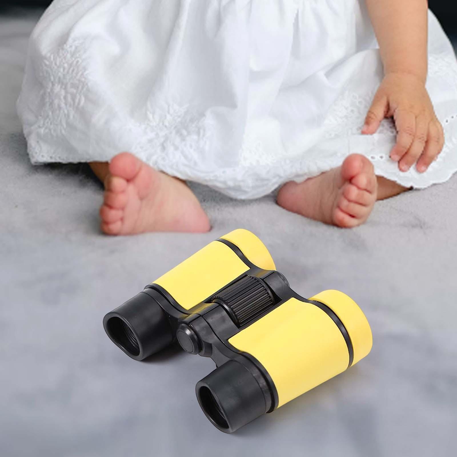 Lightweight Binoculars Toy Children  for Travel Camping Outdoor Yellow