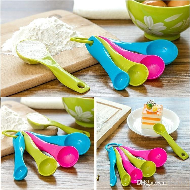 Combo 5 muỗng đong gia vị nhiều màu tiện ích - July