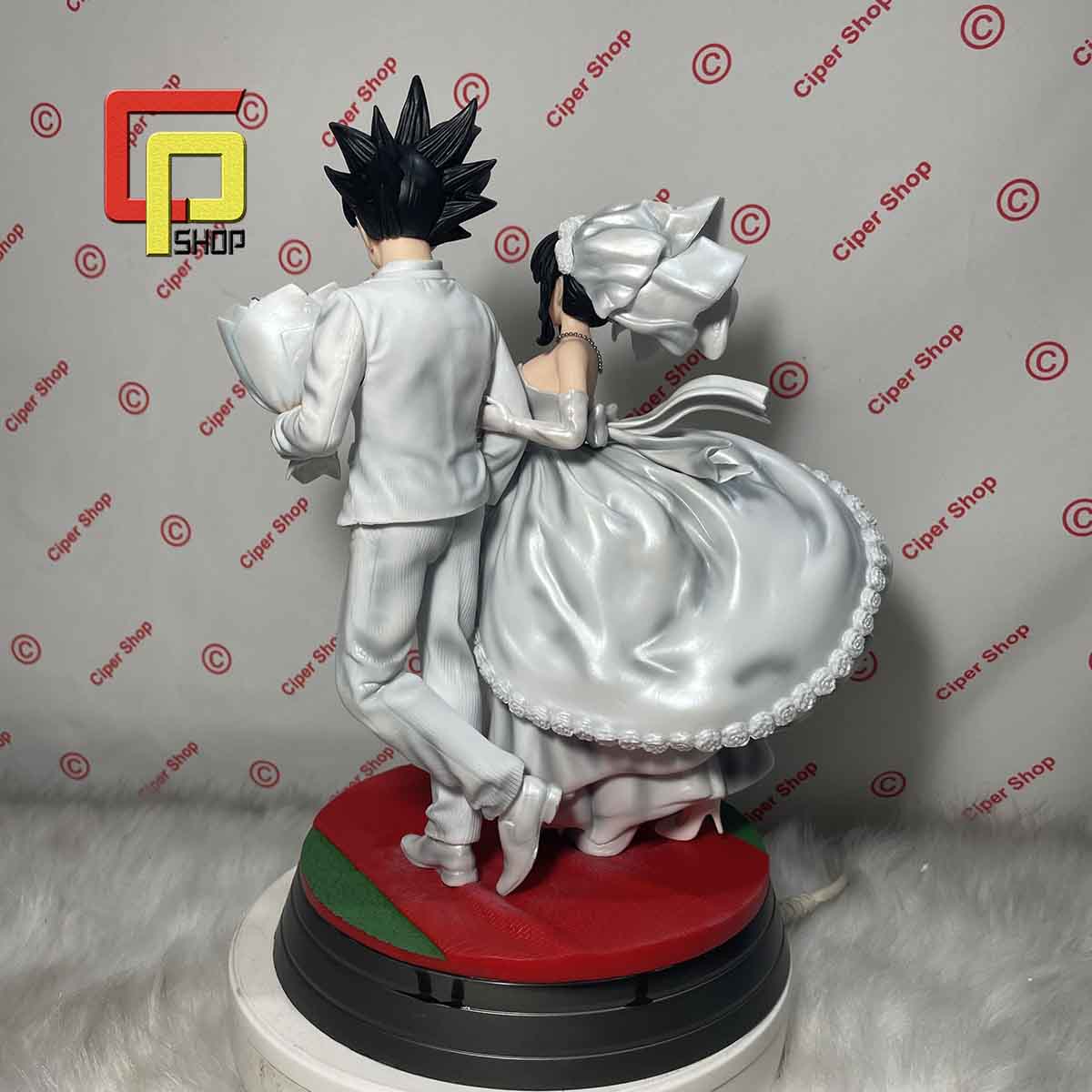Mô hình Son Goku Chichi - Figure Goku Chichi Wedding 7 viên ngọc rồng