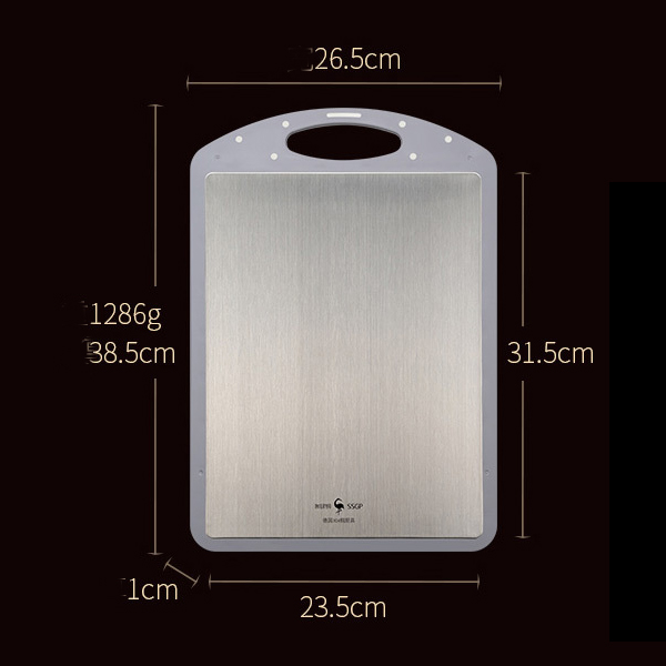 Thớt thép 2 mặt ưu điểm bền đẹp không mốc bẩn IN33