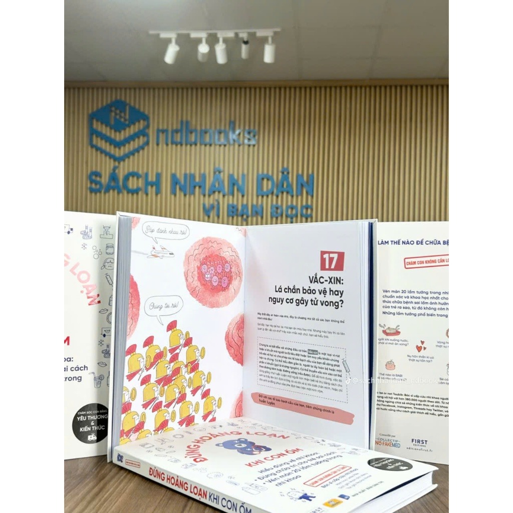 Sách - Đừng Hoảng Loạn Khi Con Ốm - Chăm con không cần lo lắng - ndbooks