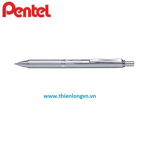 Bút ký cao cấp Pentel BL407; mực xanh thân bút bạc