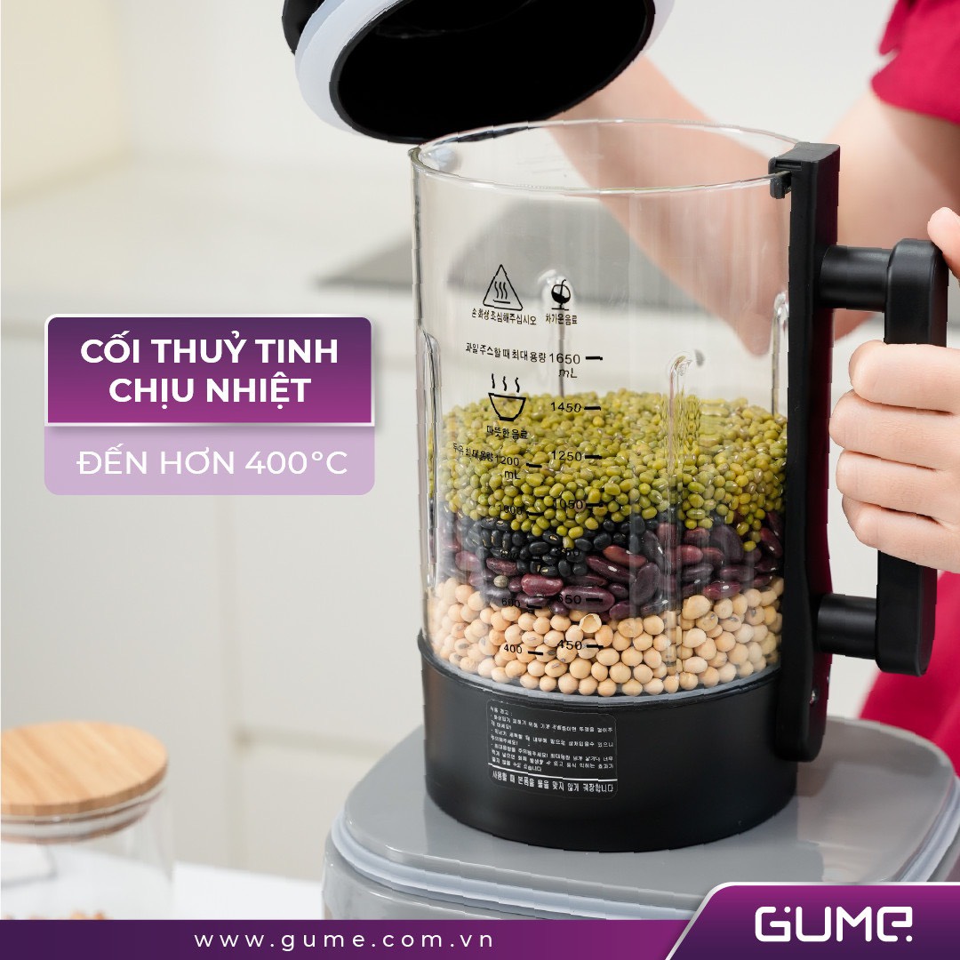Máy làm sữa hạt đa năng GUME GMNMM-2201 Hàng chính hãng