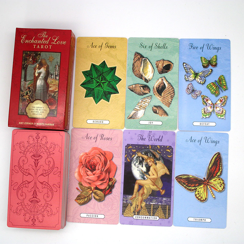 {Kèm quà tặng}  Bộ bài tarot Enchanted Love Tarot